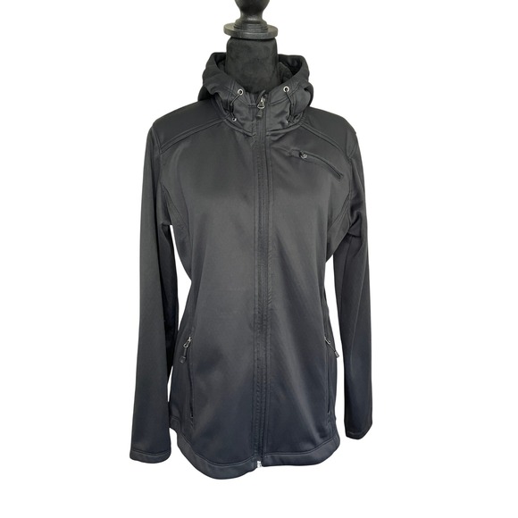 Avalanche Jackets & Blazers - Avalanche Medium Weight Hooded Utility Jacket Lined Womens Black Medium